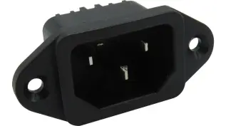 Apparatintag C14 10A 250VAC @ electrokit