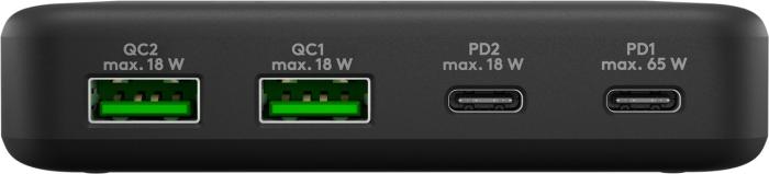 USB-C PD GaN multiport snabbladdare 65W @ electrokit (3 av 12)