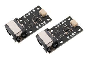 Extend I2C/Qwiic up to 30m with a network cable - pack of 2 @ electrokit