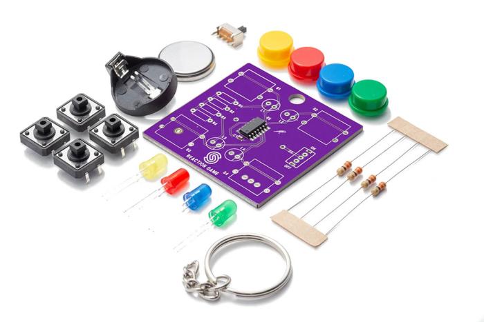 Reaktionsspel med mikrokontroller - byggsats @ electrokit (2 av 5)