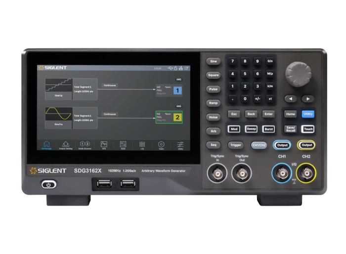 Funktionsgenerator 2-kan 160 MHz Siglent SDG3162X @ electrokit (1 av 5)