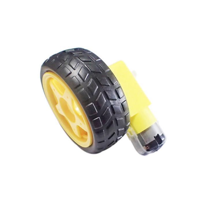 Robot Car Kit 2WD, 4 hjul och 2 motorer @ electrokit (4 av 4)