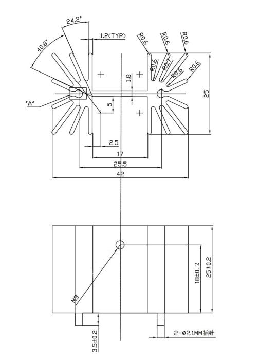 Heatsink TO-220 74x25x25mm 7.5K/W @ electrokit (3 of 3)