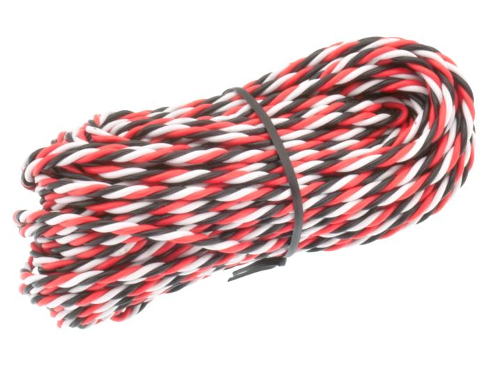 Servokabel Futaba tvinnad AWG22 15m @ electrokit (1 av 2)
