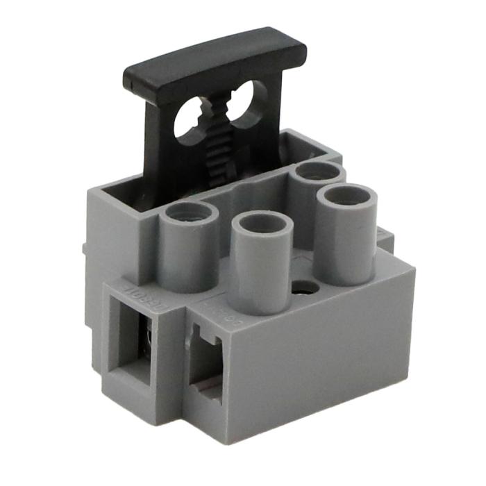 Terminal block 2.5mm² 2-way with 5x20mm fuse @ electrokit (1 of 1)