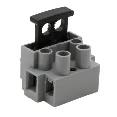 Kopplingsplint 2.5mm² 2-vägs med 5x20mm säkring @ electrokit