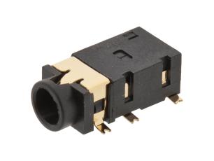 3.5mm hona 4-pol 2 switch SMD @ electrokit