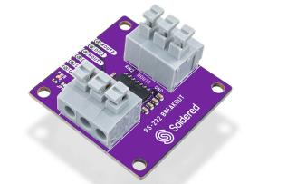 RS-232 to TTL transceiver MAX232E @ electrokit