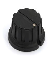 Ratt svart ø20x15 @ electrokit