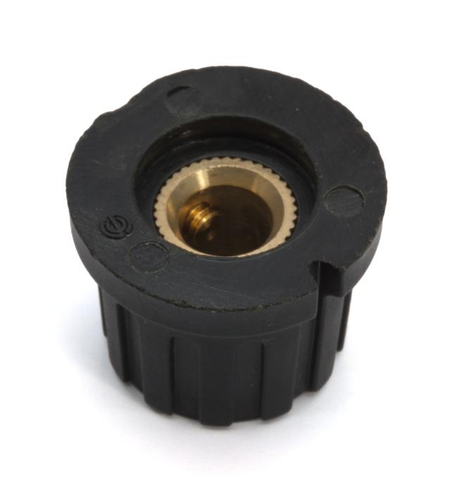 Ratt svart ø20x15 @ electrokit (2 av 2)
