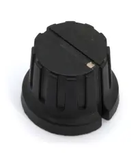 Ratt svart ø20x15 @ electrokit