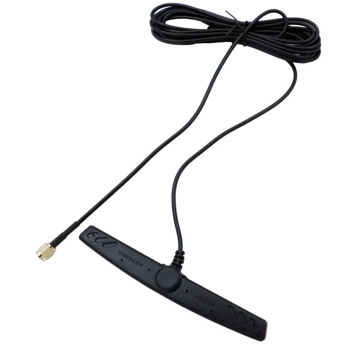 Antenn WiFi - 2.4GHz 3dBi SMA wing 3m kabel @ electrokit (1 av 1)