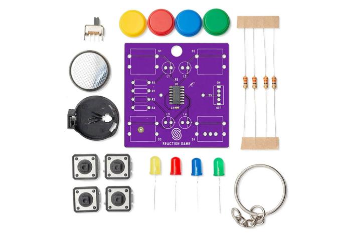 Reaktionsspel med mikrokontroller - byggsats @ electrokit (3 av 5)