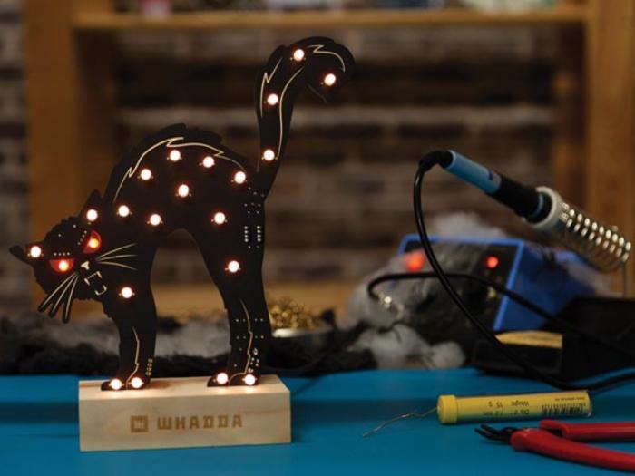 Halloween cat XL - soldering kit @ electrokit (6 of 6)