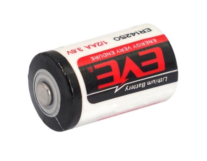 Litium tionylklorid 3.6V 1/2 AA 1200mAh EVE @ electrokit (2 av 3)