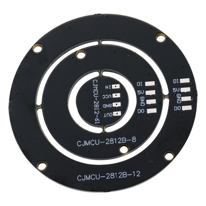 Adresserbara RGB LED-ringar med 21 LED ø58mm - WS2812 @ electrokit (2 av 2)
