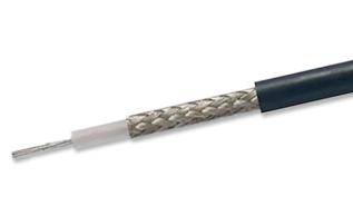 RG58 50 ohm ø5mm Cu svart /m @ electrokit