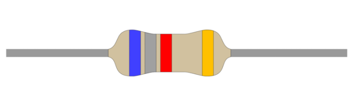 Resistor 2W 6.8kohm 5% (6k8) @ electrokit (1 of 1)