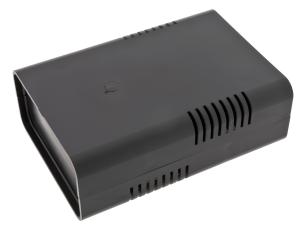 Instrument enclosure 95x135x45mm black @ electrokit