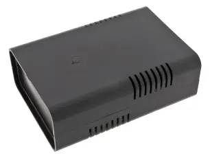Instrumentlåda 95x135x45mm svart @ electrokit