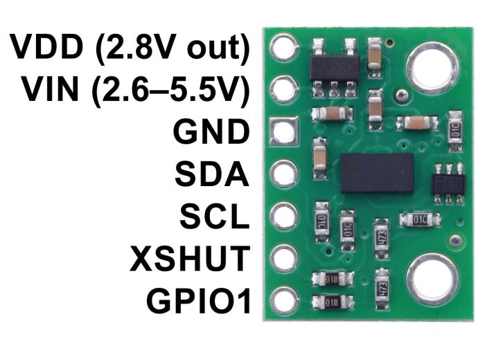 Avståndssensor 2m VL53L0X @ electrokit (4 av 8)