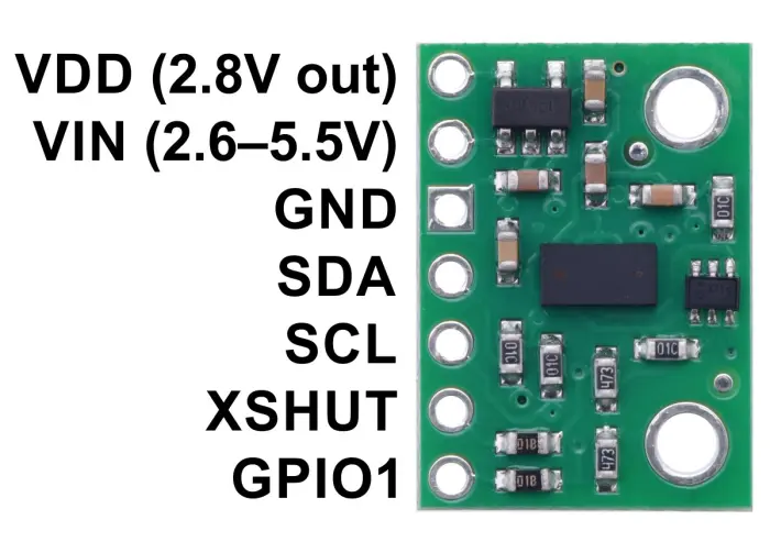 Distance sensor 2m VL53L0X @ electrokit (4 of 8)