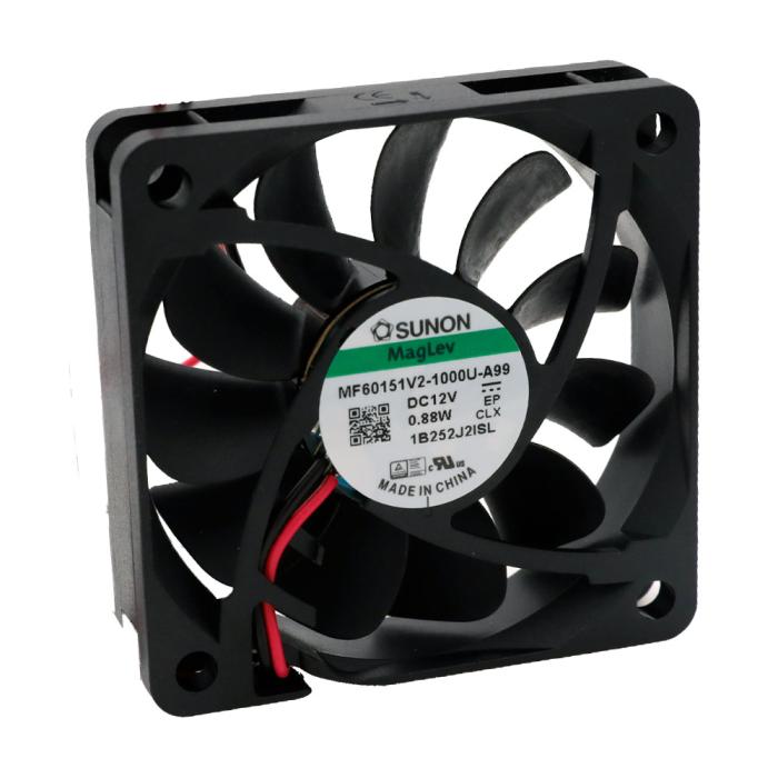 Fläkt 60x60x15mm 12VDC 29.2dBA 38.5m³/h @ electrokit (1 av 1)