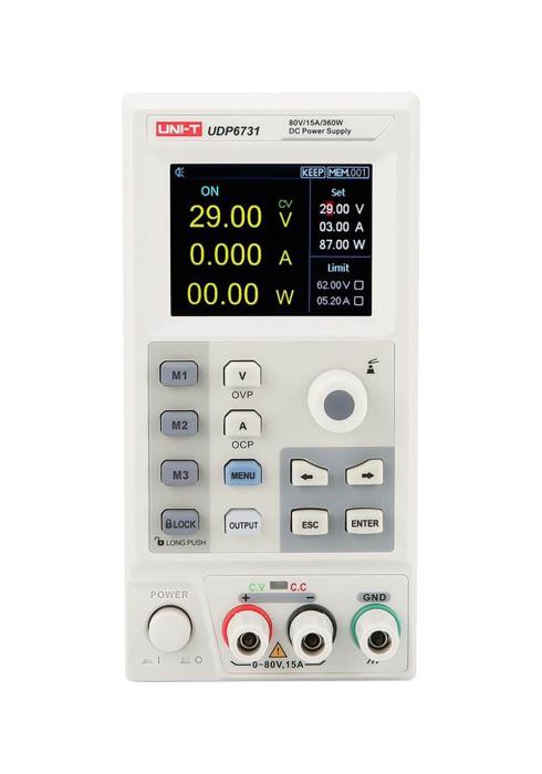 Programmerbart nätaggregat 0-40V 0-30A UDP6730 @ electrokit (2 av 3)