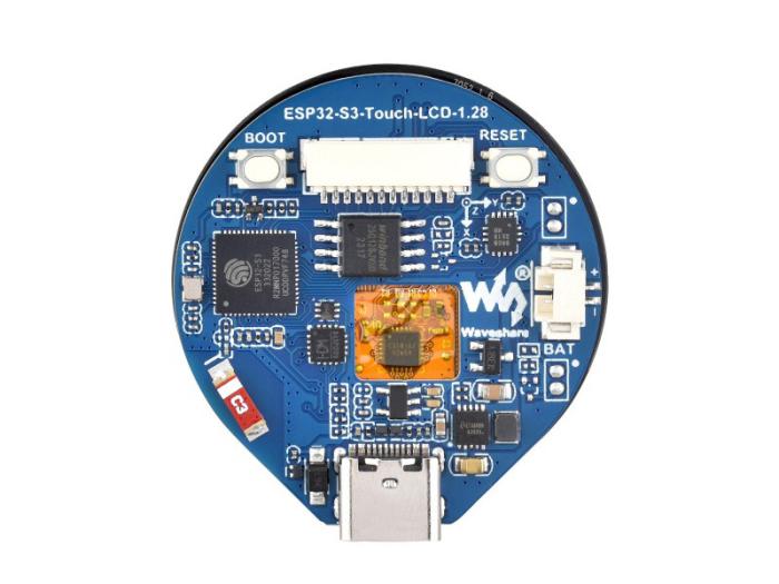 ESP32-S3 utcecklingskort med 1.28