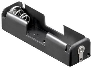 Batterihållare 1x AA lödanslutning @ electrokit