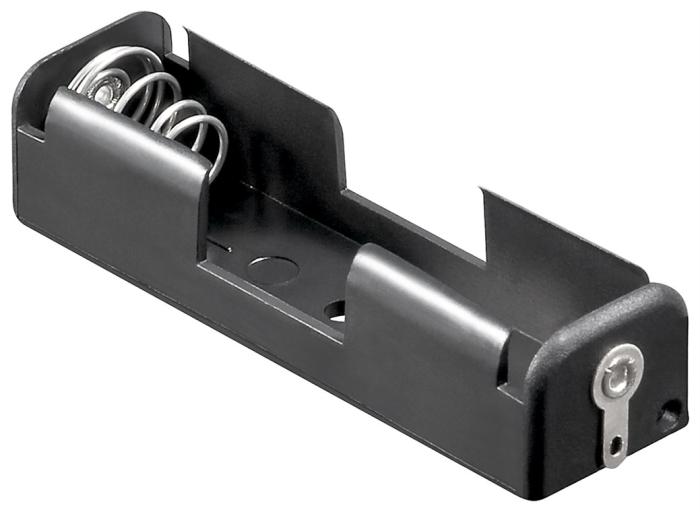 Batterihållare 1x AA lödanslutning @ electrokit (1 av 1)