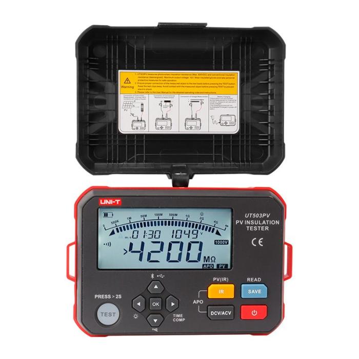 Isolationsprovare Megger for solar PV UT503PV @ electrokit (6 av 8)