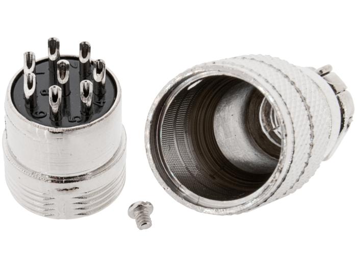 Connector GX16 plug 7-pin cable @ electrokit (3 of 3)
