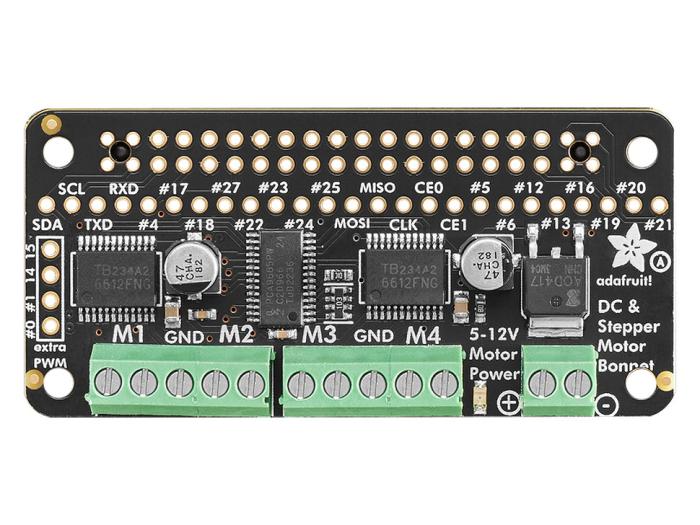 DC- och stegmotordrivare för Raspberry Pi @ electrokit (1 of 7)