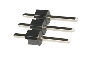 Male header 2.54mm 1x3p @ electrokit