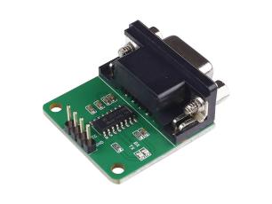 RS232 DB9 till TTL-omvandlare MAX3232 @ electrokit