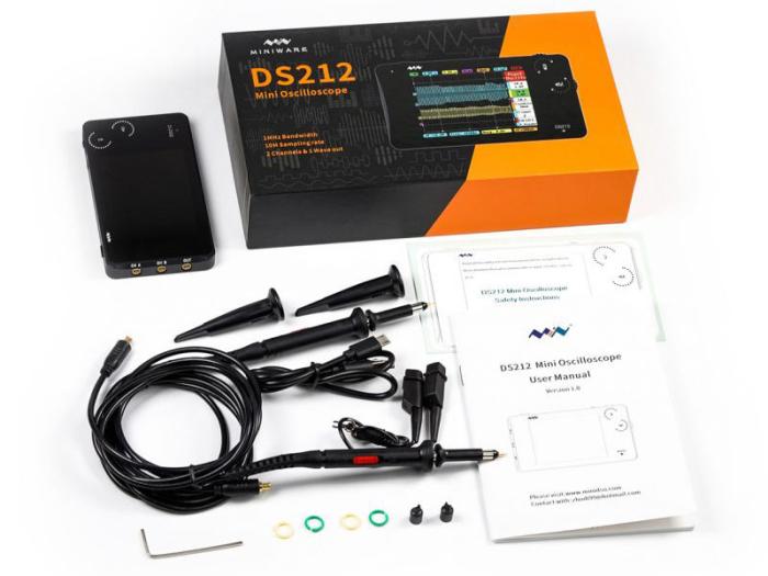 Oscilloscope 1MHz 2-ch handheld DS212 @ electrokit (4 of 4)