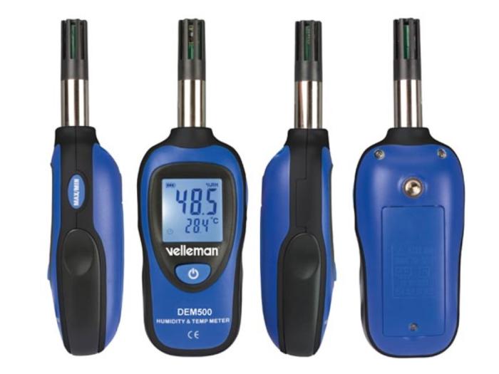 Hygrometer / temometer 0-100% RF -20 till 70°C @ electrokit (2 av 2)