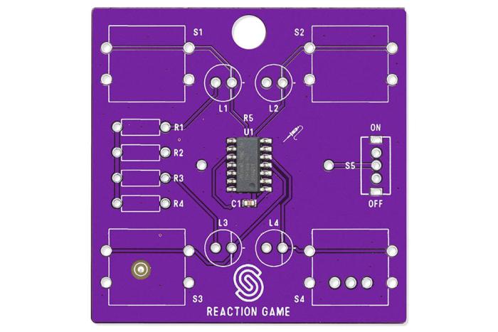 Reaktionsspel med mikrokontroller - byggsats @ electrokit (4 av 5)