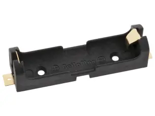 Batterihållare 1x AA PCB SMD @ electrokit