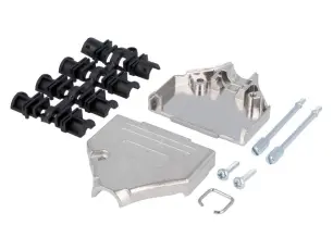 Kåpa D-SUB 25p metall @ electrokit