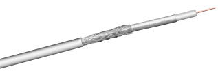Koaxialkabel TV/Sat 75ohm 6.8mm Klass A @ electrokit