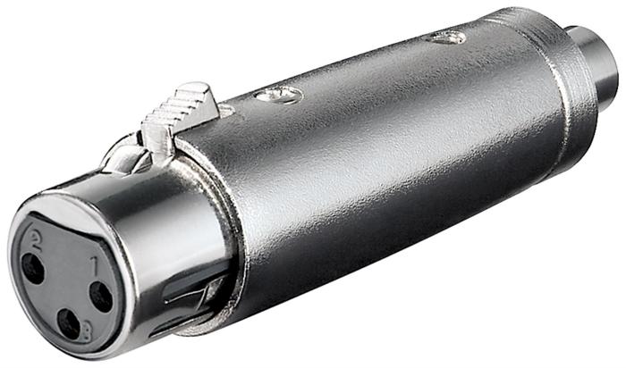 Adapter 3-pol XLR hona till RCA hona @ electrokit (1 av 2)