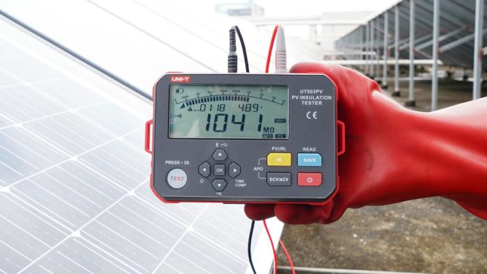 Isolationsprovare Megger for solar PV UT503PV @ electrokit (7 av 8)