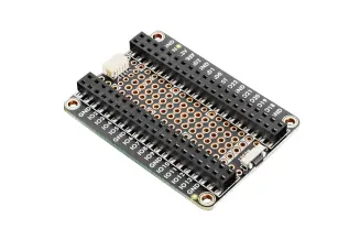 Prototypkort f&ouml;r Raspberry Pi Pico med header och Qwiic @ electrokit