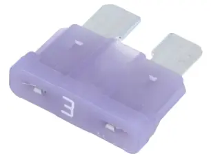 Flatsäkring 3A 32VDC - MIDI ATO ATC violett @ electrokit