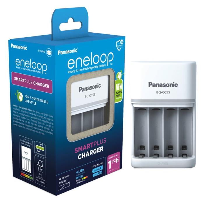 Smart fast charger 4xAA/AAA eneloop BQ-C55E @ electrokit (2 of 2)