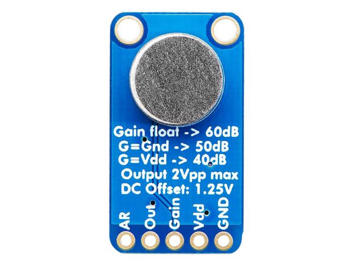 Electret microphone with amplifier and AGC @ electrokit (1 of 5)