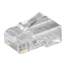 Modularkontakt 8P8C - RJ45 för rund kabel @ electrokit