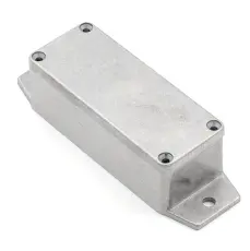 Aluminiuml&aring;da gjuten med fl&auml;ns 90x36x30mm IP67 @ electrokit